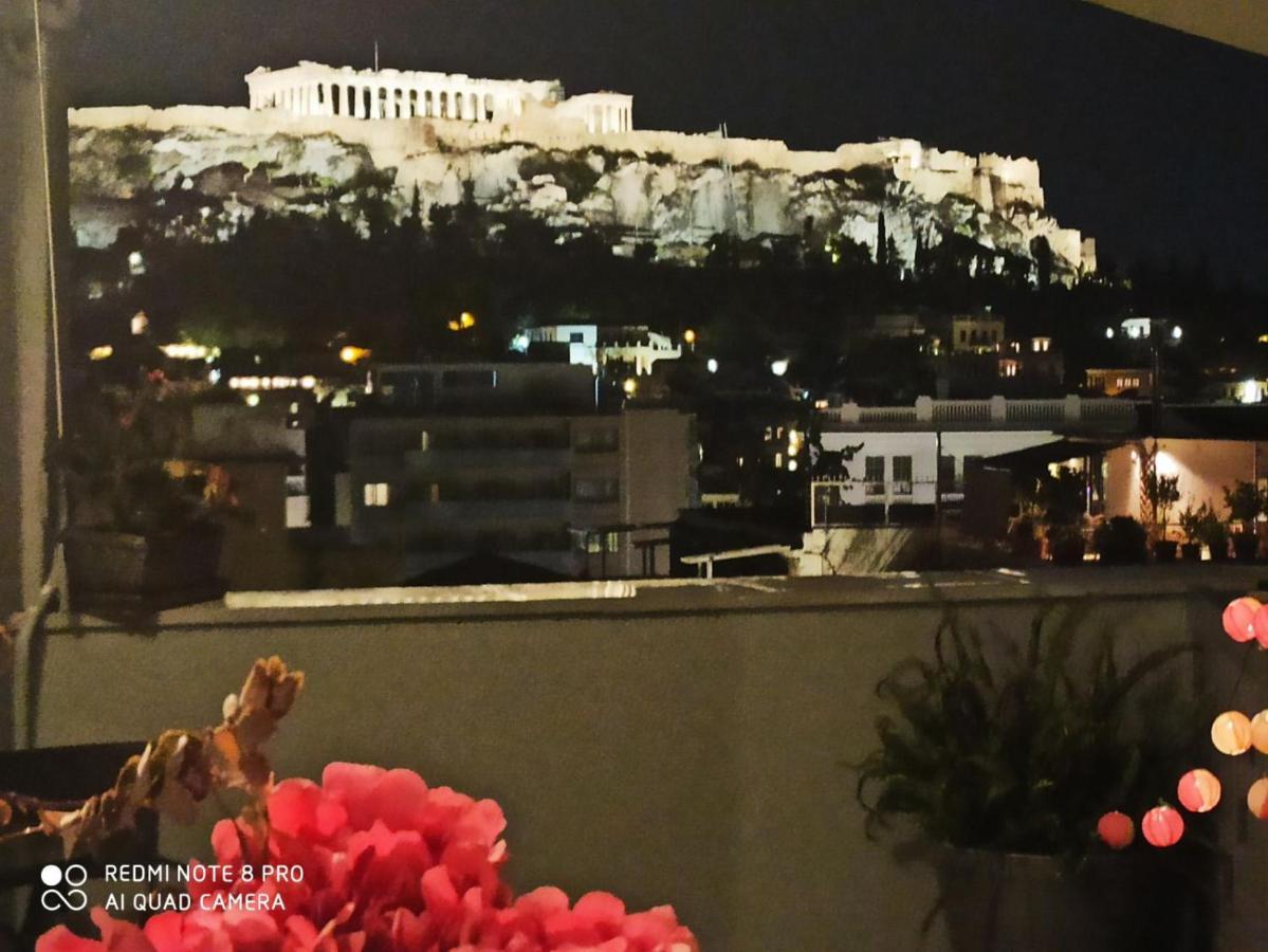 Sandra"S Stay Penthouses With Acropolis View アテネ エクステリア 写真