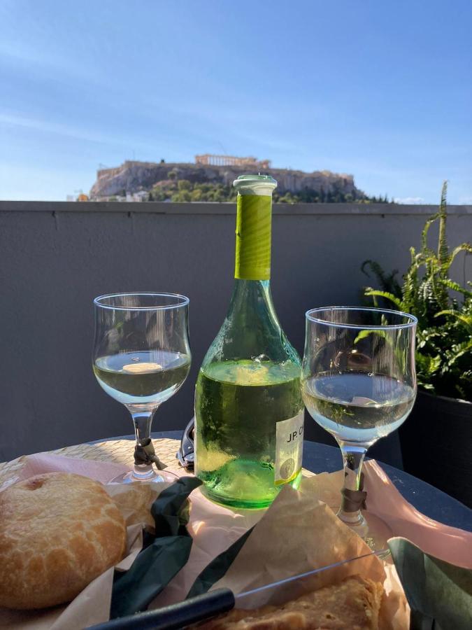 Sandra"S Stay Penthouses With Acropolis View アテネ エクステリア 写真