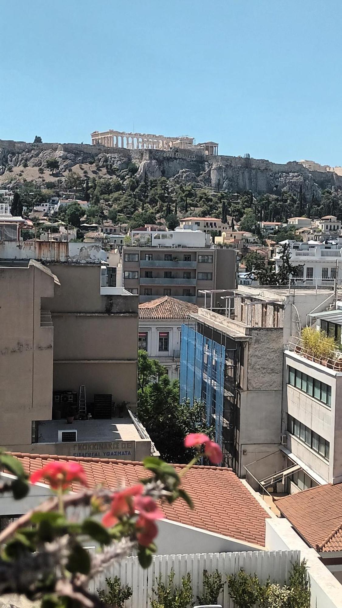 Sandra"S Stay Penthouses With Acropolis View アテネ エクステリア 写真