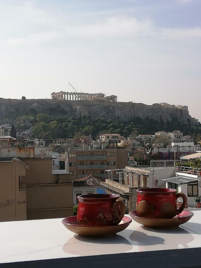 Sandra"S Stay Penthouses With Acropolis View アテネ エクステリア 写真